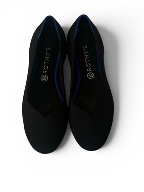 Rothy's The Flat Round Toe Ballet  Women’s Shoes Black Size US 11.5